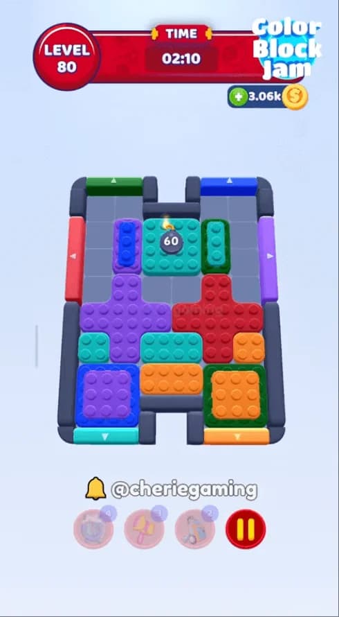 Color Block Jam Level 80 Solution - Puzzle Guide Preview